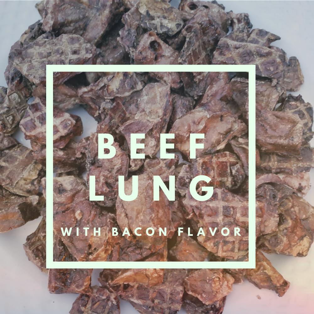 Argos Beef Lung Bacon Flavor USAmade Dog Treat Argos Natural Pet